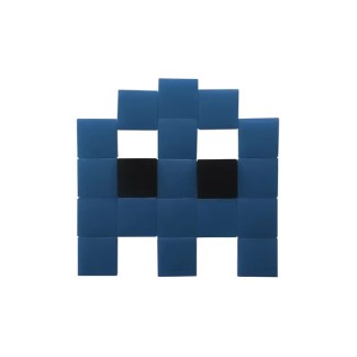 Mosaïque retro gaming fantome outdoor (Bleu foncé)