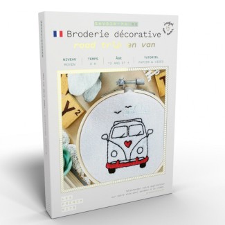 Kit broderie Road Trip en Van