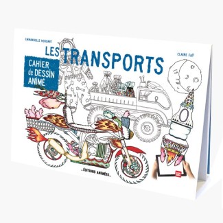 Cahier de dessin animé : Les Transports