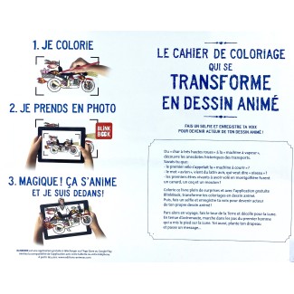 Cahier de dessin animé : Les Transports